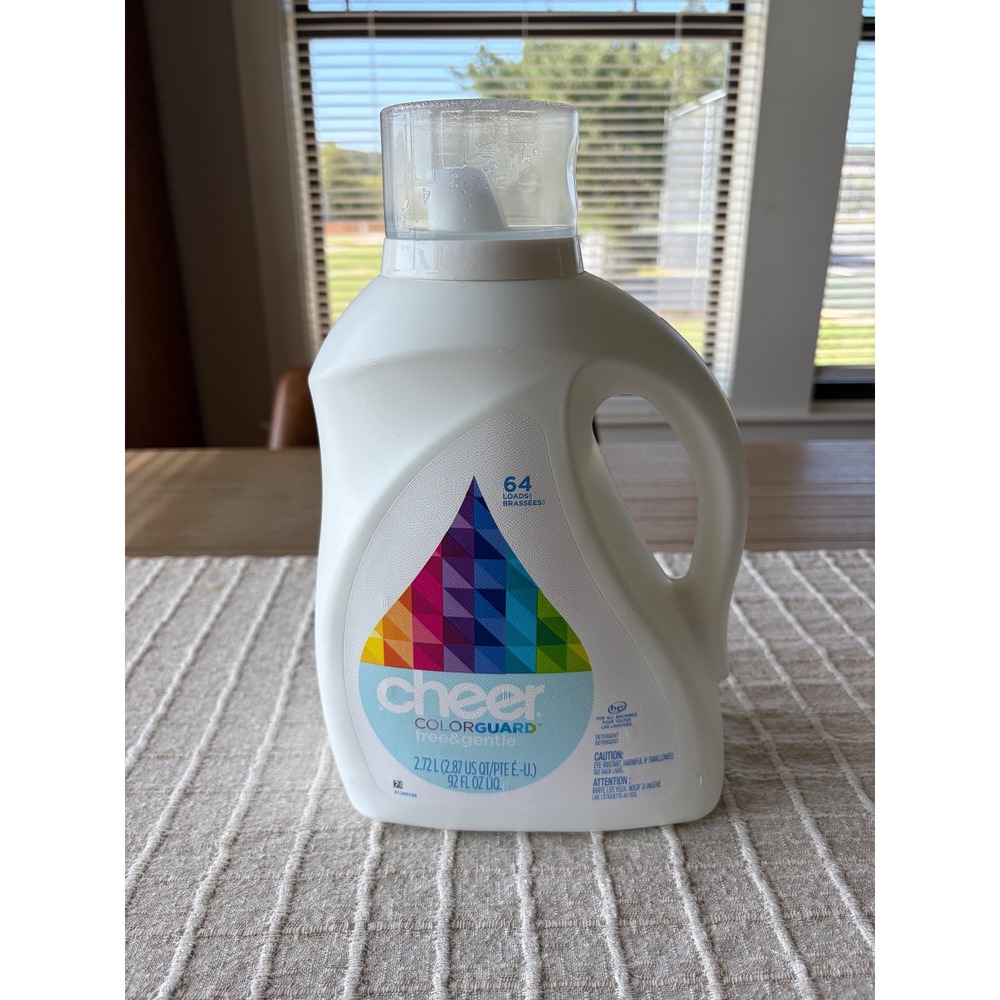 Cheer ColorGuard Free & Gentle Laundry Detergent 92oz 64 Loads | Discontinued